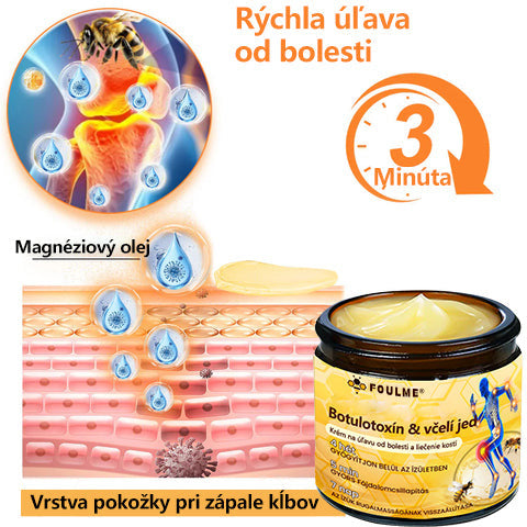 Foulme® Krém na hojenie kostí s botulotoxínom a včelím jedom ⭐👨⚕️