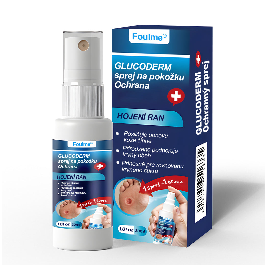 Foulme®  GlucoDerm Ochranný Sprej 🎄❄️Vianočná edícia – jemná starostlivosť o pokožku počas sviatkov ✨