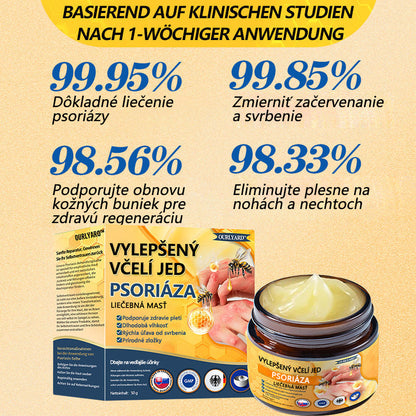 🌿Pokročilá masť na liečbu psoriázy Ourlyard™ (👨‍⚕Odporúčané lekárom) je certifikovaná Slovenským ústavom liečiv a zdravotníckych pomôcok (BFARM) a získala certifikáciu CE.