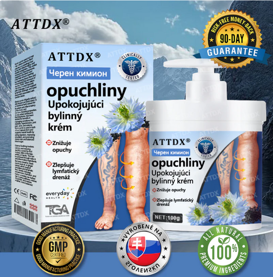 💧💧ATTDX® Bylinný krém na úľavu od opuchov s čiernou rascou