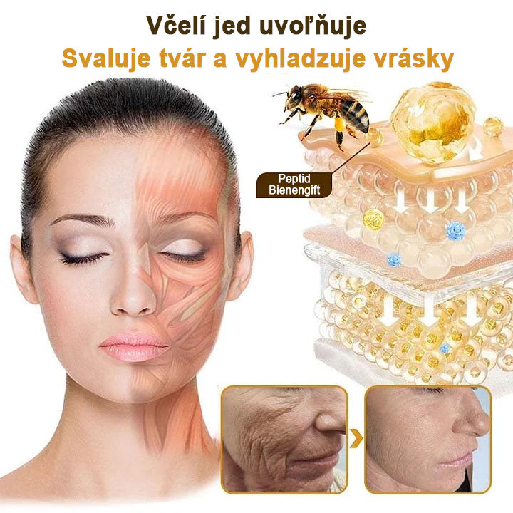 🍀👩‍⚕️Získajte mladistvú pleť hneď teraz! - 👩‍⚕️Furzero™ Botoxový krém na odstraňovanie vrások s obsahom včelieho jedu - (posledný deň 70% zľava)