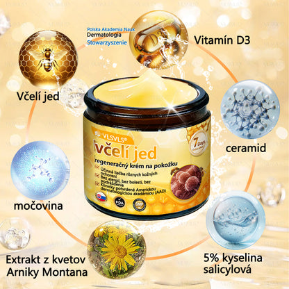 🌿 VLSVLS™ Regeneračný pleťový krém s včelím jedom 🐝 – Obnova ✨ Hydratácia 💧 Omladenie 💫