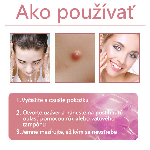 Krém na pleťskolagénom akoenzýmom Q10 v gélovej forme, schválený Slovenskou dermatologickou spoločnosťou (pomáha pri liečbe akné, bradavíc, ružovky, psoriázy, stareckých škvŕn, ekzémov a znižuje výskyt strií).