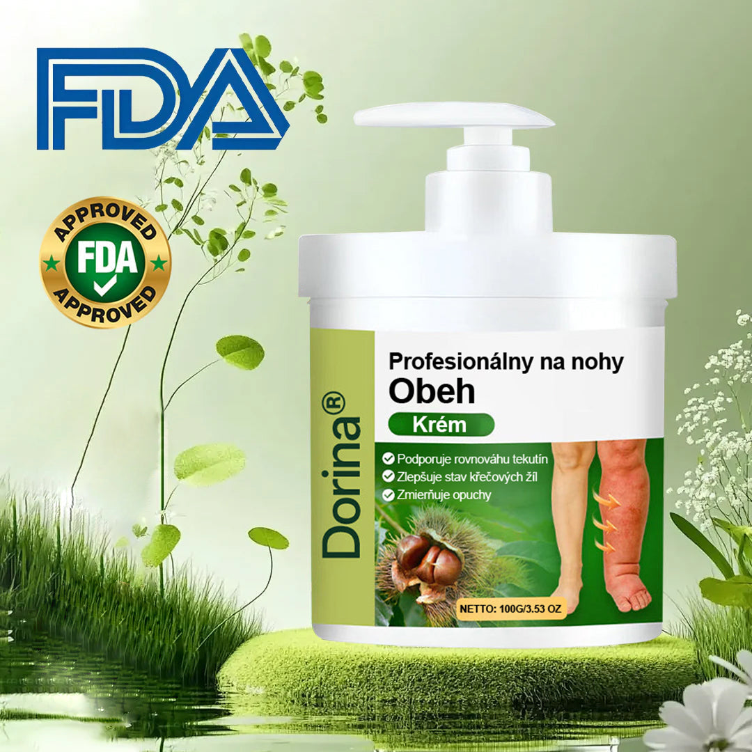 🌿🌿🌿Dorina® Bylinný krém na zmiernenie opuchov s čiernou rascou.