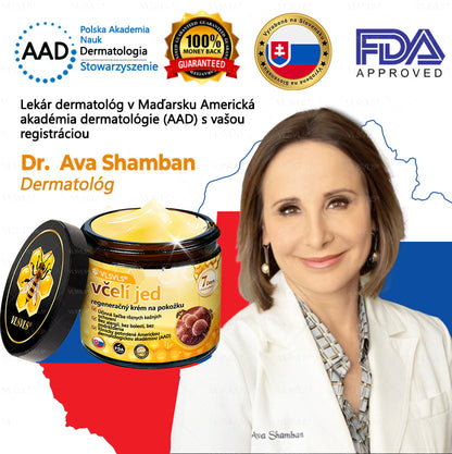 🌿 VLSVLS™ Regeneračný pleťový krém s včelím jedom 🐝 – Obnova ✨ Hydratácia 💧 Omladenie 💫