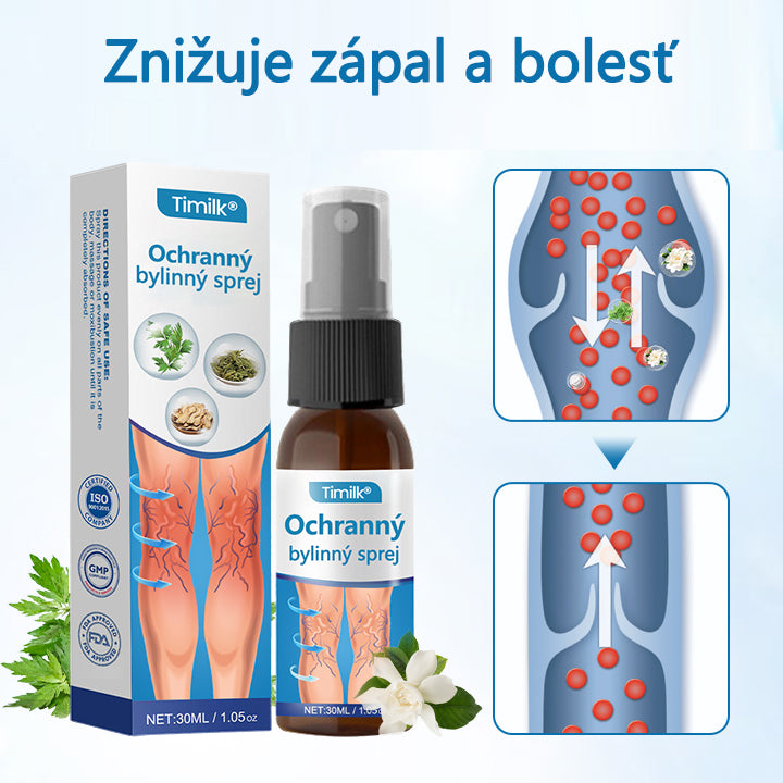 🌿🌿 Timilk® VeinGuard – Bylinný sprej na kŕčové žily s preukázanou účinnosťou už za 7 dní!