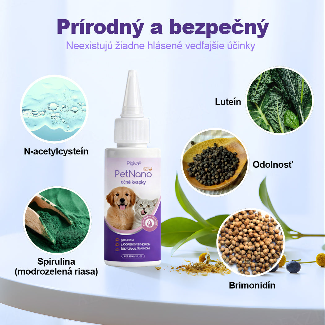 🎉 Novoročná akcia | Pigiva® Pet Nano očné kvapky