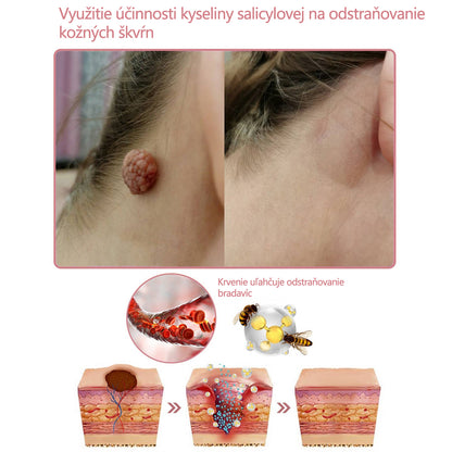 Krém na pleťskolagénom akoenzýmom Q10 v gélovej forme, schválený Slovenskou dermatologickou spoločnosťou (pomáha pri liečbe akné, bradavíc, ružovky, psoriázy, stareckých škvŕn, ekzémov a znižuje výskyt strií).