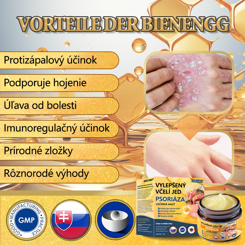 🌿Pokročilá masť na liečbu psoriázy Ourlyard™ (👨‍⚕Odporúčané lekárom) je certifikovaná Slovenským ústavom liečiv a zdravotníckych pomôcok (BFARM) a získala certifikáciu CE.