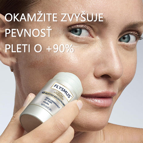 Flysmus™ Kolagénové peptidy SPEVŇUJÚCE SÉRUM v tyčinke 🎉 Certifikované Slovenským ústavom hygieny (SÚH) a Slovenskou dermatologickou spoločnosťou (SDS), zaručujúce najvyššiu kvalitu a bezpečnosť pre vašu pleť.