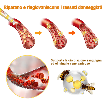🏆[✨Negozio ufficiale del marchio✨]Zoencgz™ Crema al veleno d'api  per artrite e vene varicose
